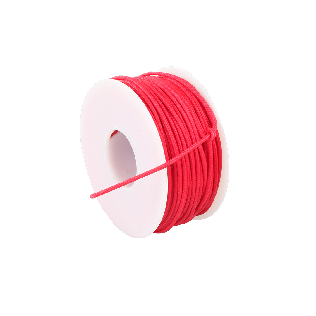 BCY D-Loop Rope.060 Red Braided Polyester 100f/30m