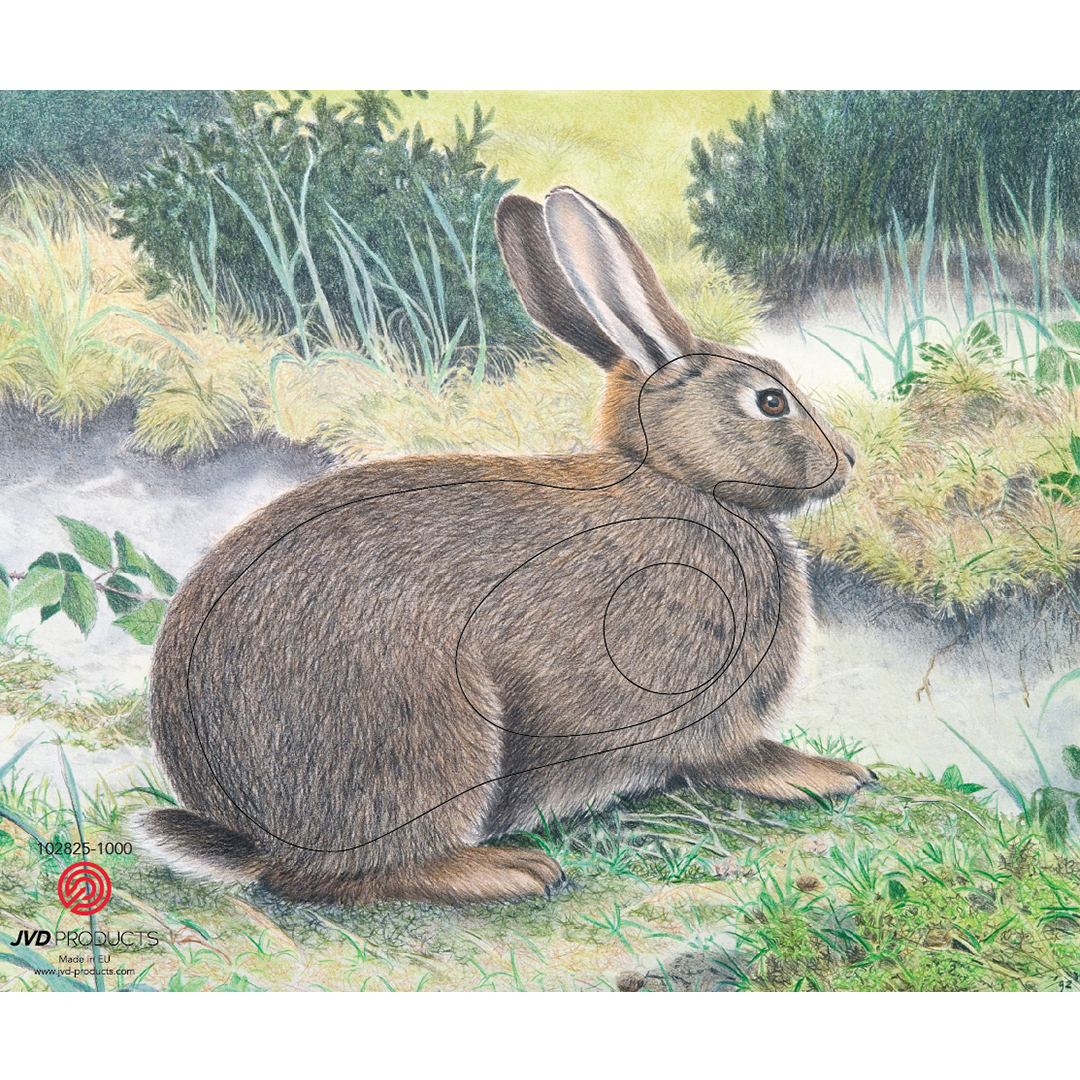 JVD Target Face Animal Rabbit