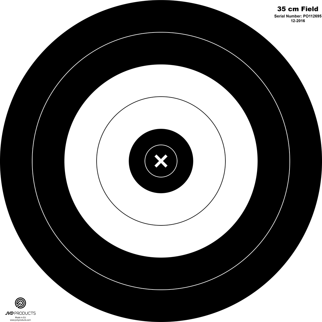 JVD Products Target Face IFAA Field 35 cm