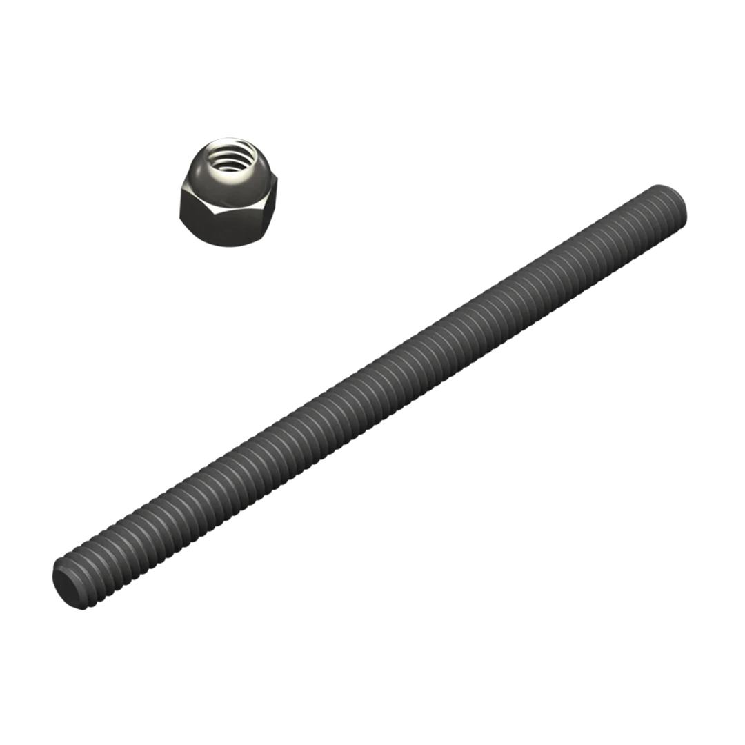 Shrewd Threaded Rod 8-32 x 3